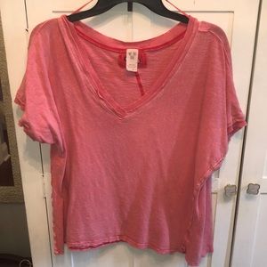 Free People V-Neck Tee